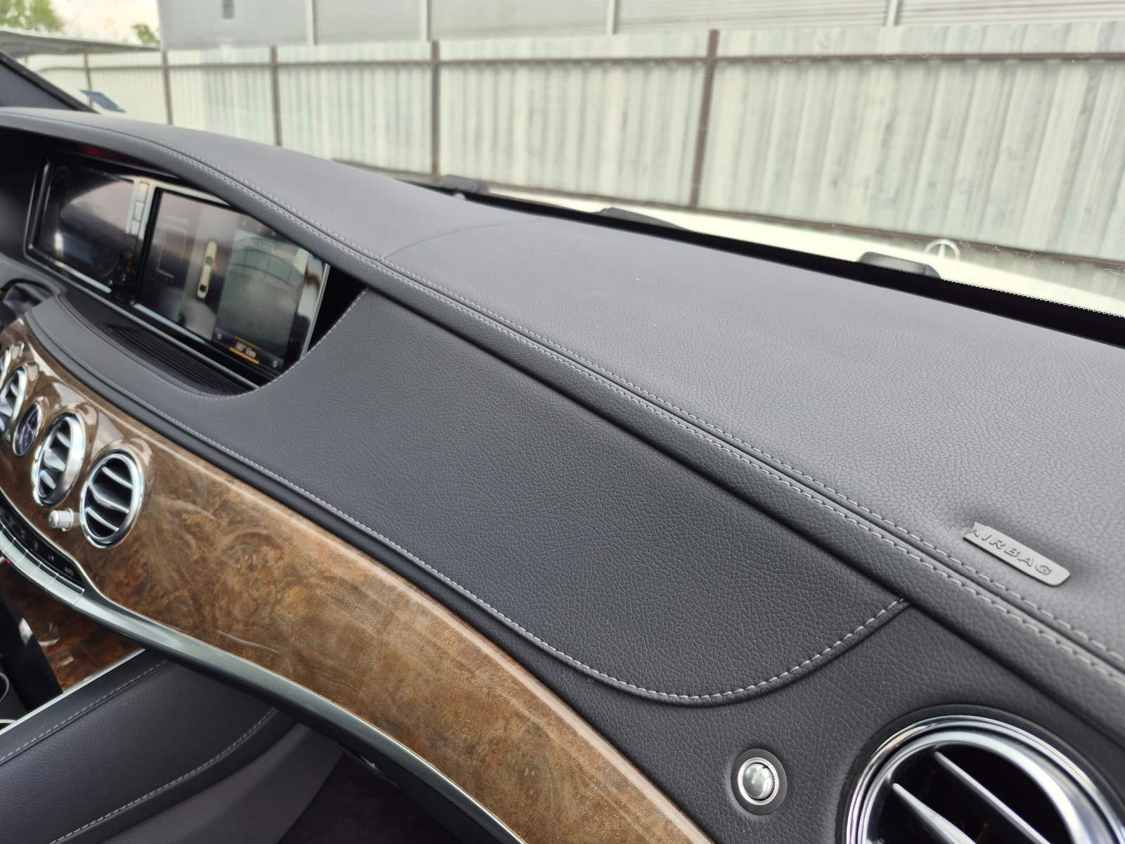 Mercedes-Benz S 550 L 4M AMG AIR ПРОМО NightVis MASSAGE BURM Обдух HuD, снимка 16 - Автомобили и джипове - 55528584