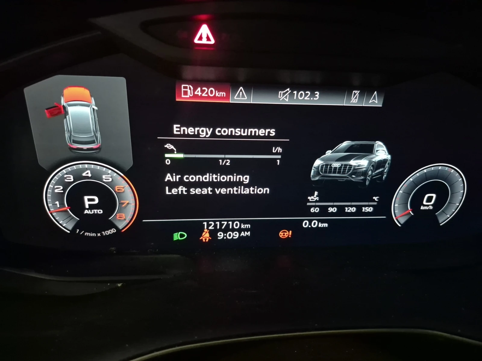 Audi Q8 Progressive* ОБДУХВАНЕ * ПАНОРАМА * , снимка 9 - Автомобили и джипове - 55491979