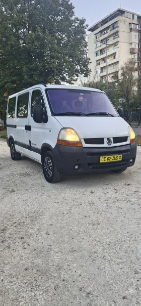 Renault Master 2.5 DCi120 114к.с. Климатик, 9 Места , снимка 1