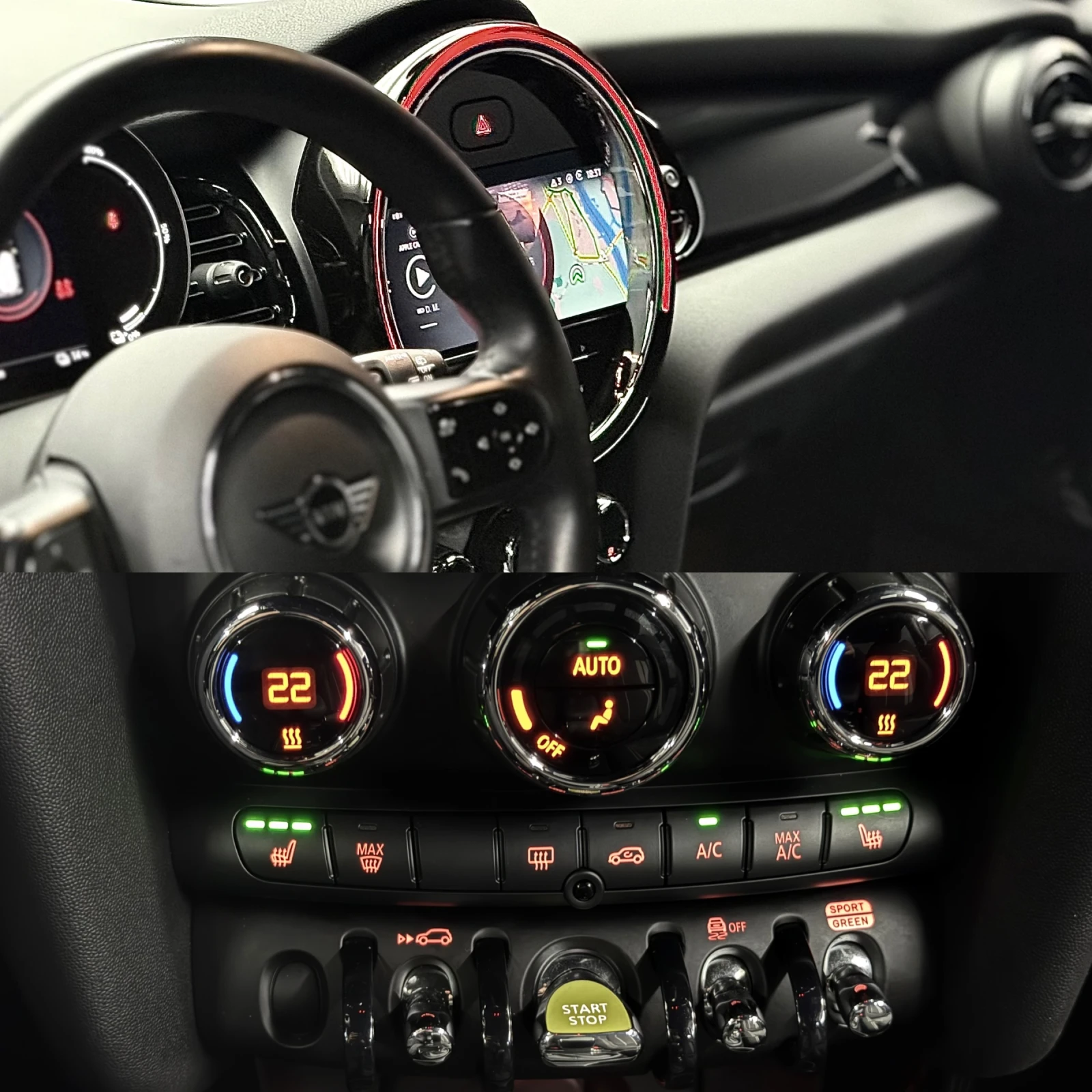 Mini Cooper SE_NAVI_CARPLAY_CAMERA_KEYLESS_HEAT PUMP, снимка 6 - Автомобили и джипове - 54093119