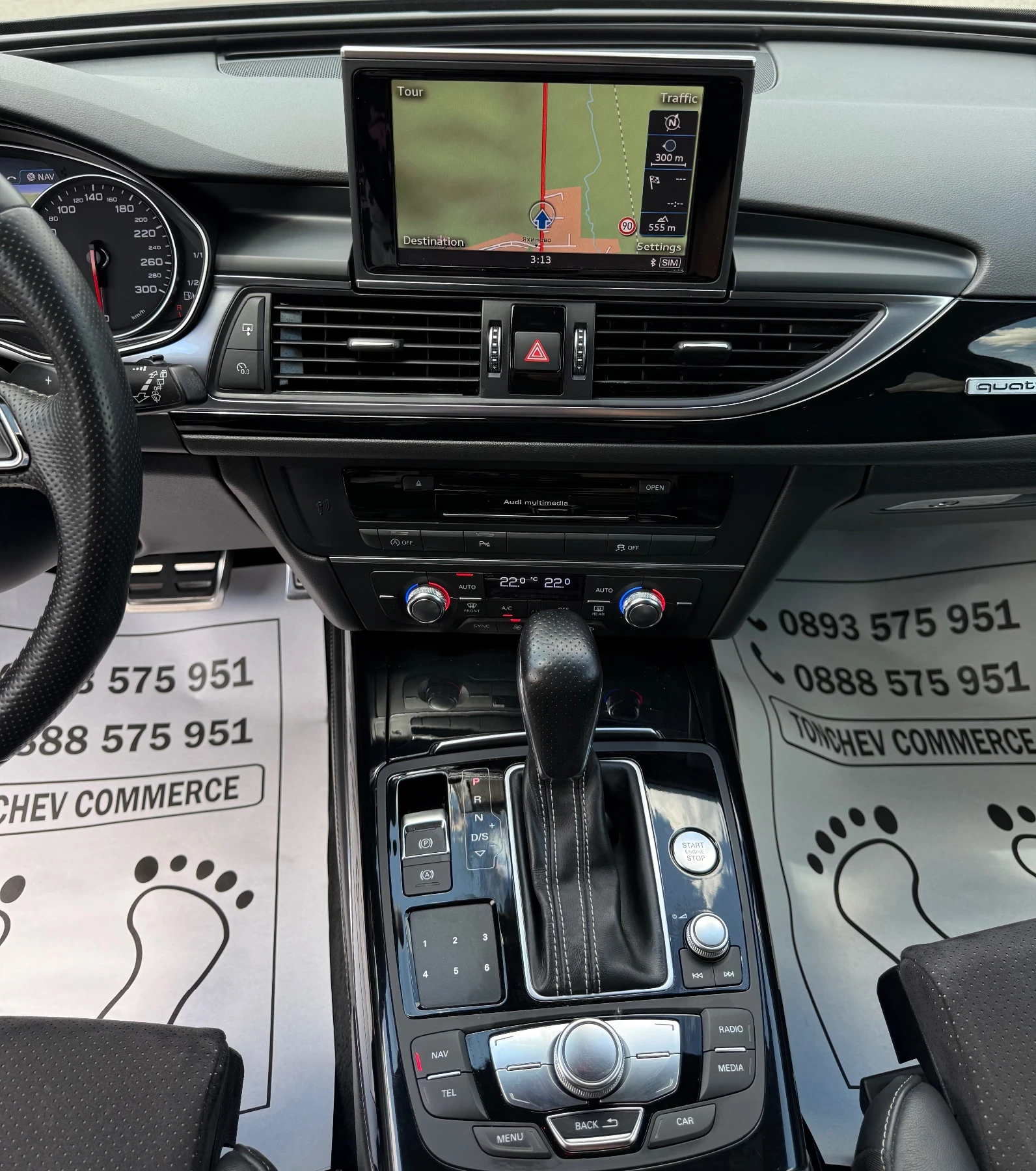 Audi A6 2.0-TDI-quattro-COMPETITION-S-line+ + + ДИСТРОНИК-, снимка 9 - Автомобили и джипове - 54980795