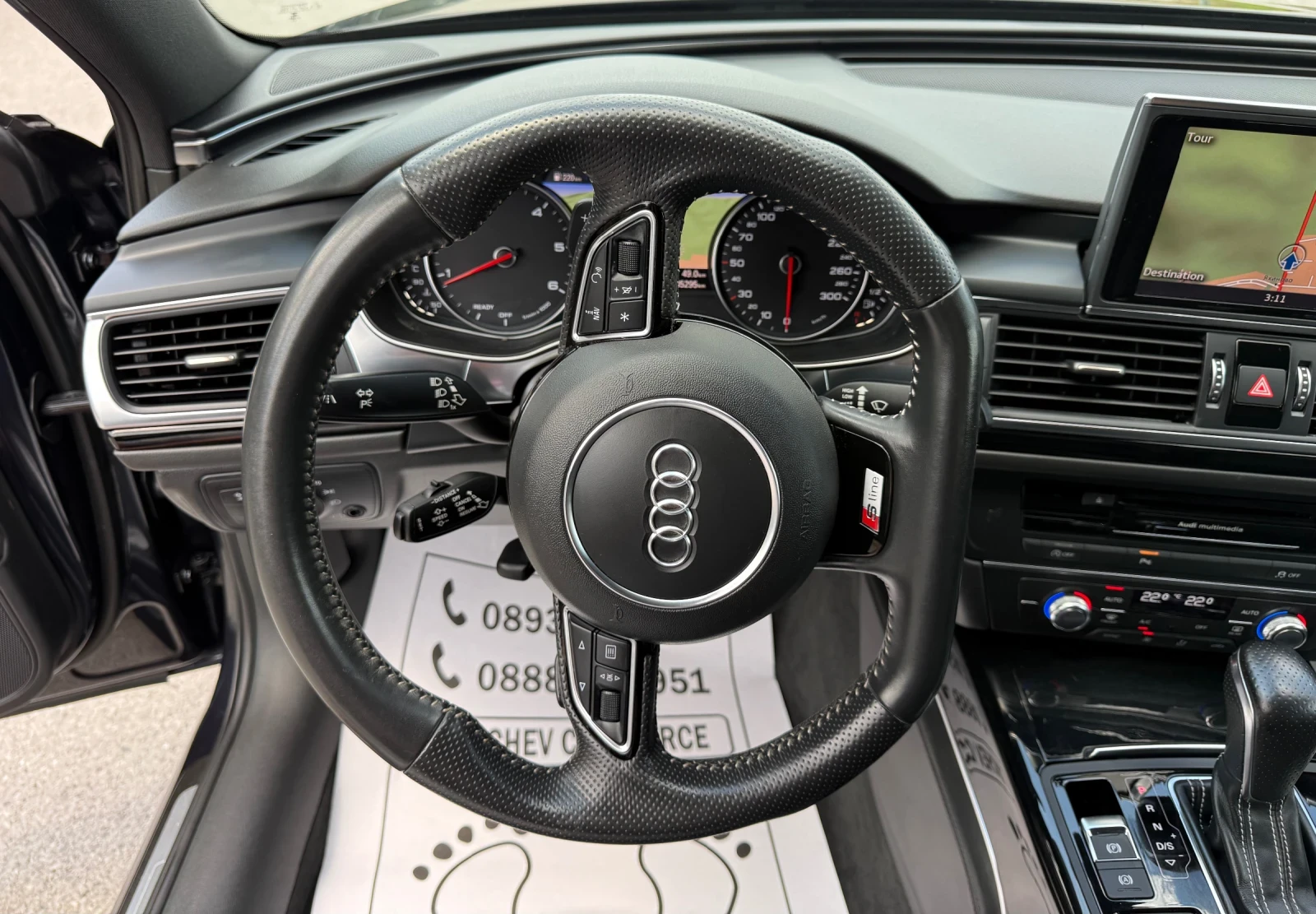 Audi A6 2.0-TDI-quattro-COMPETITION-S-line+ + + ДИСТРОНИК-, снимка 11 - Автомобили и джипове - 54980795