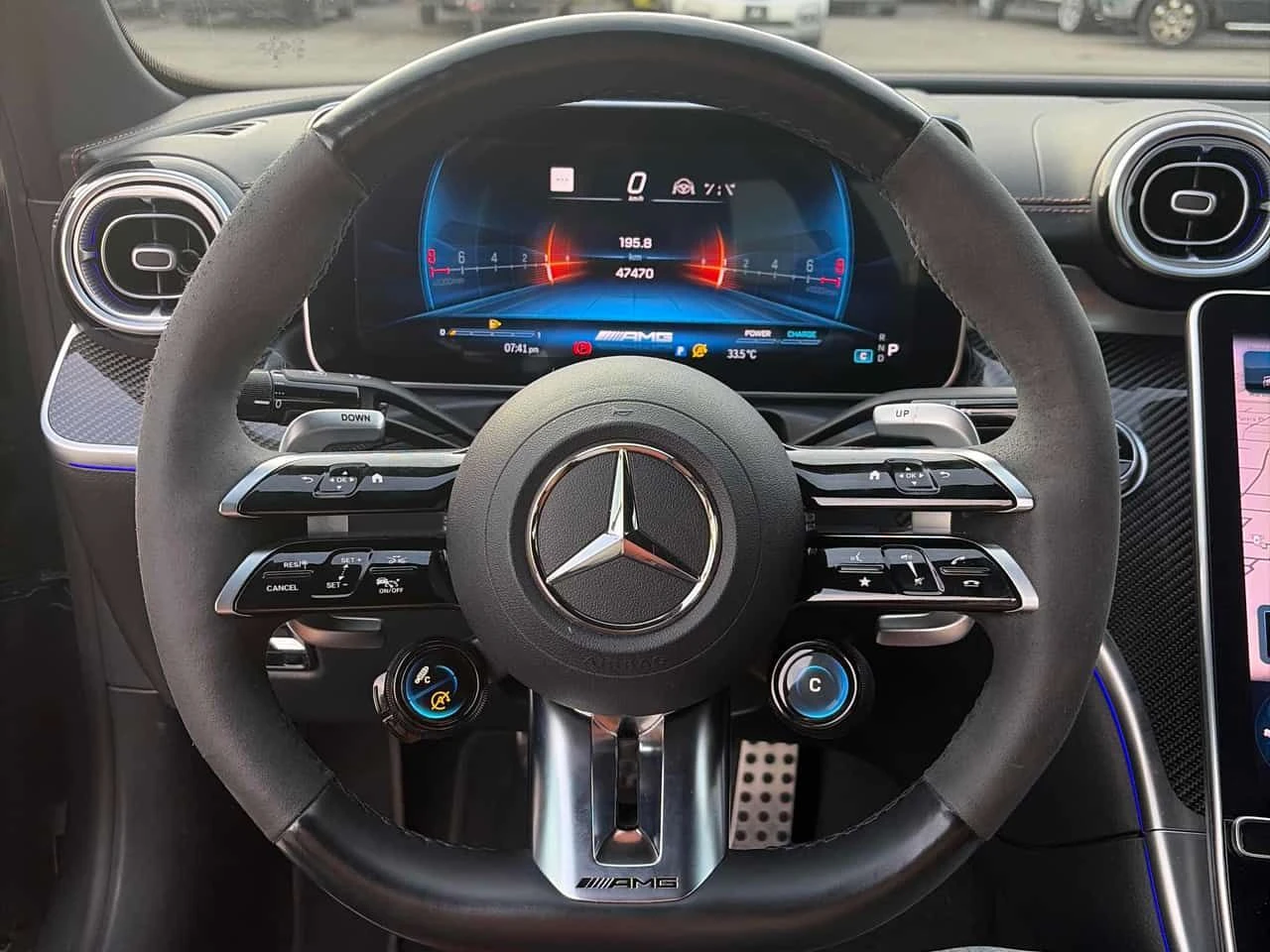 Mercedes-Benz C 43 AMG 4MATIC* DISTRONIC* BURMESTER* HUD* 360* , снимка 10 - Автомобили и джипове - 55573401