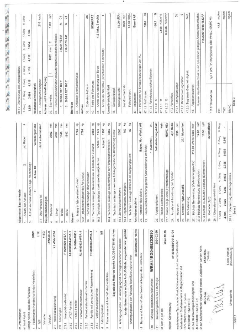 BMW X1 Drive20d U11 B47, снимка 12 - Автомобили и джипове - 53246404