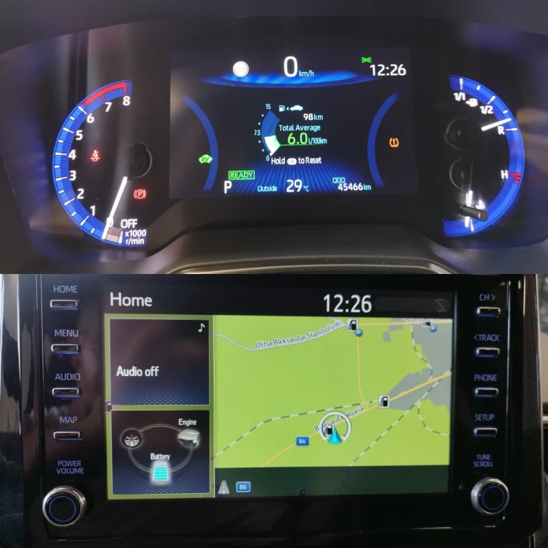 Toyota Corolla 2.0i HYBRID 45000km  СЕРВИЗНА ИСТОРИЯ!, снимка 14 - Автомобили и джипове - 51261092