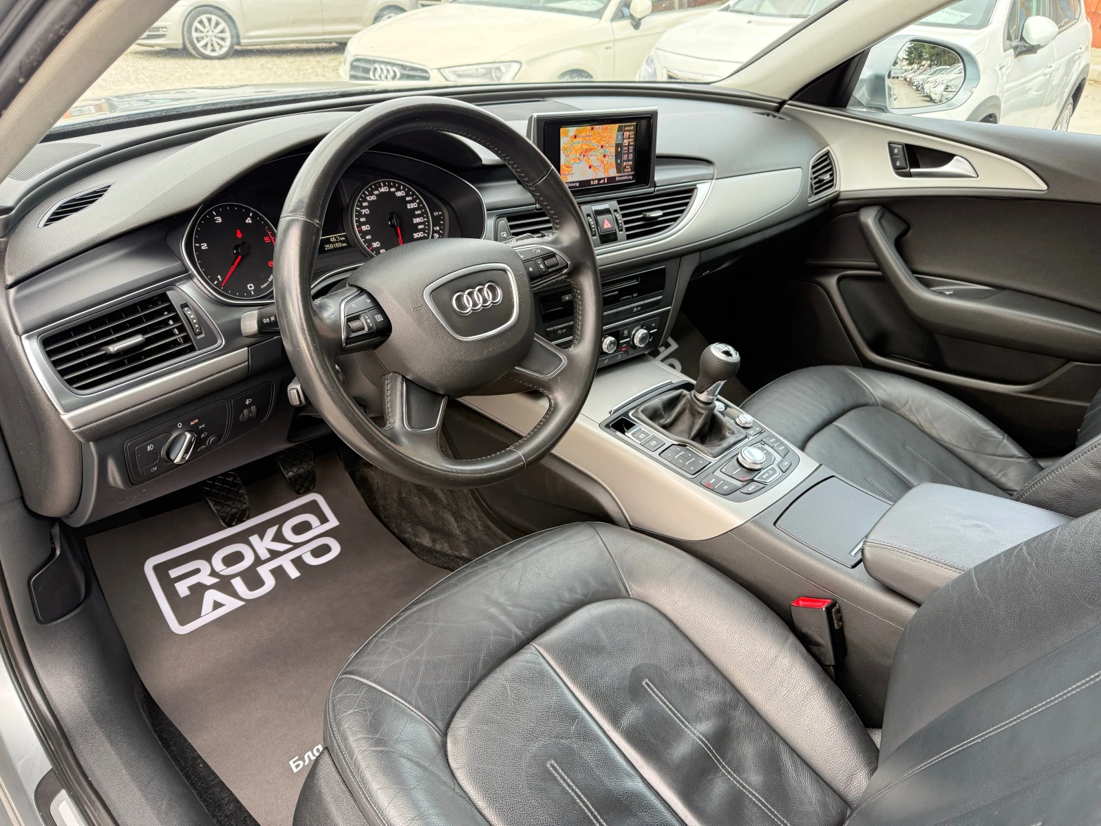 Audi A6 2.0TDI/РЪЧКА/НАВИГАЦИЯ/КОЖА/ПОДГРЕВ/, снимка 7 - Автомобили и джипове - 53540417