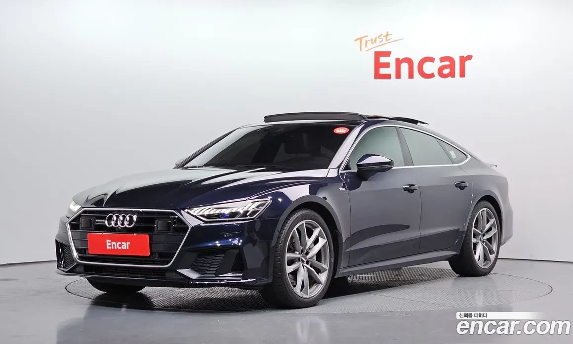 Audi A7 55 TFSI Quattro, Distronic, HeadUP, Обдух, 360-cam