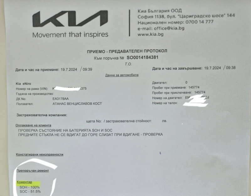 Kia Niro E-Niro, снимка 16 - Автомобили и джипове - 47542287