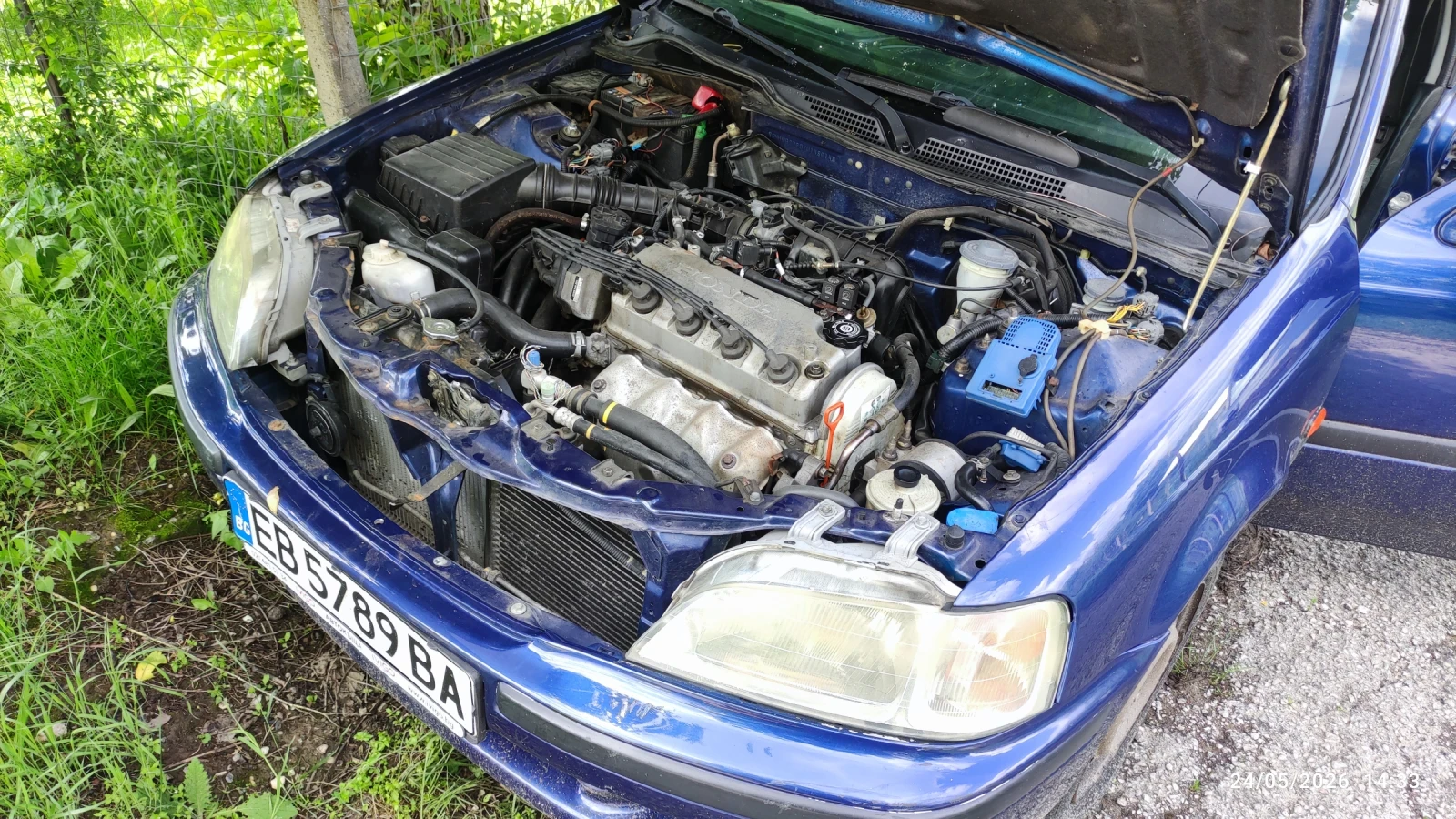 Honda Civic 1.4 - 90кс Газ/бензин , снимка 7 - Автомобили и джипове - 54662095