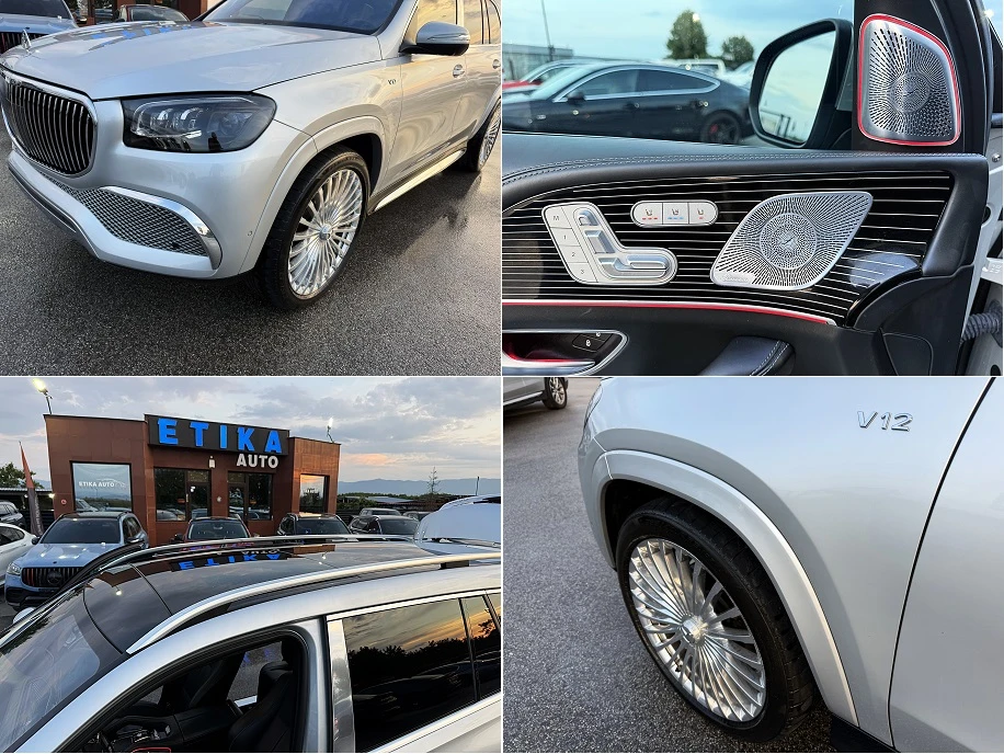 Mercedes-Benz GLS 600 MAYBACH-3D BURMESTER-VAKUM-DISTRONIK-ALKANTAR-FULL, снимка 17 - Автомобили и джипове - 55320463