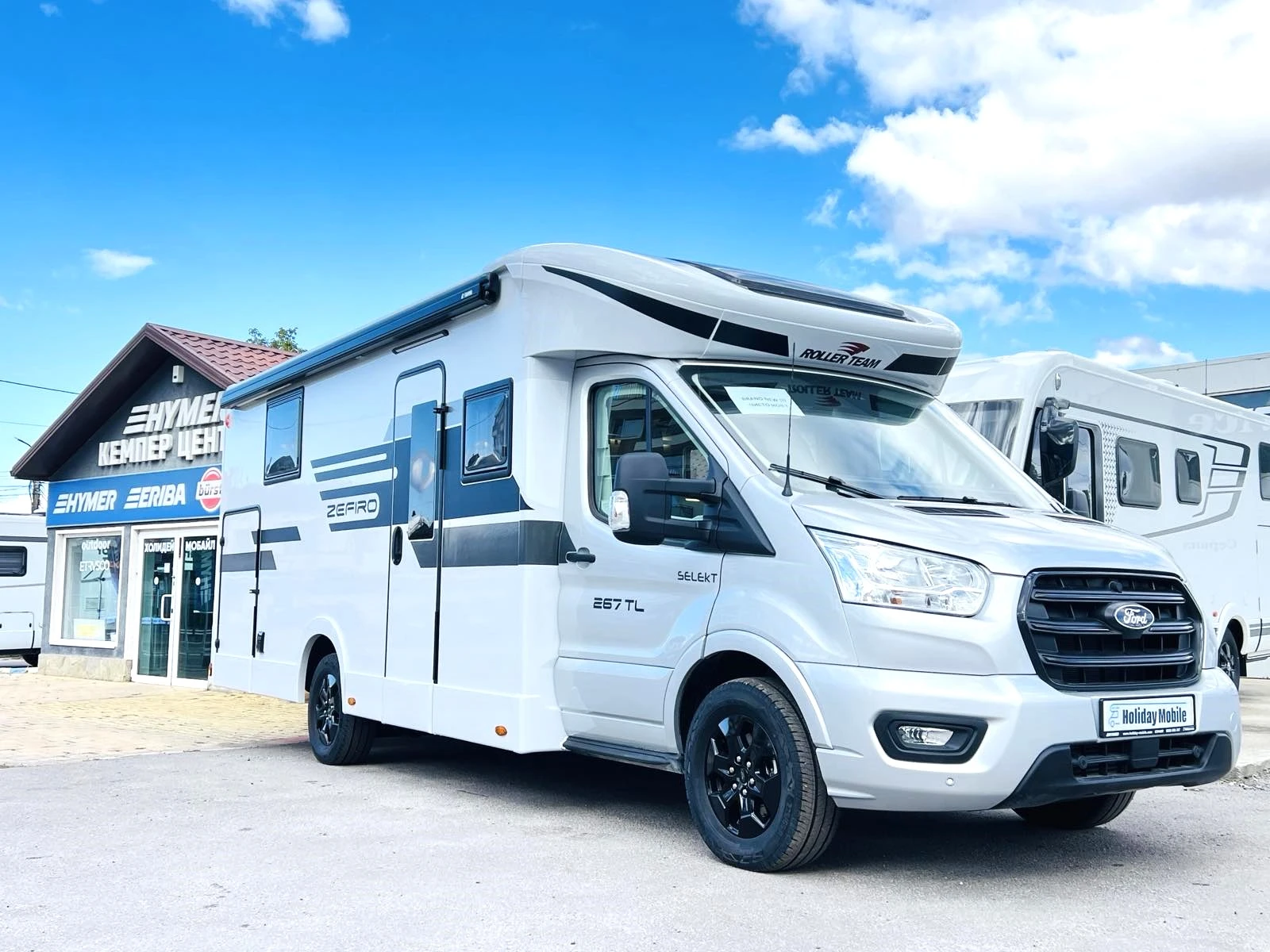 Кемпер ROLLER TEAM Zefiro 267 TL 2027, Климатик, Солар