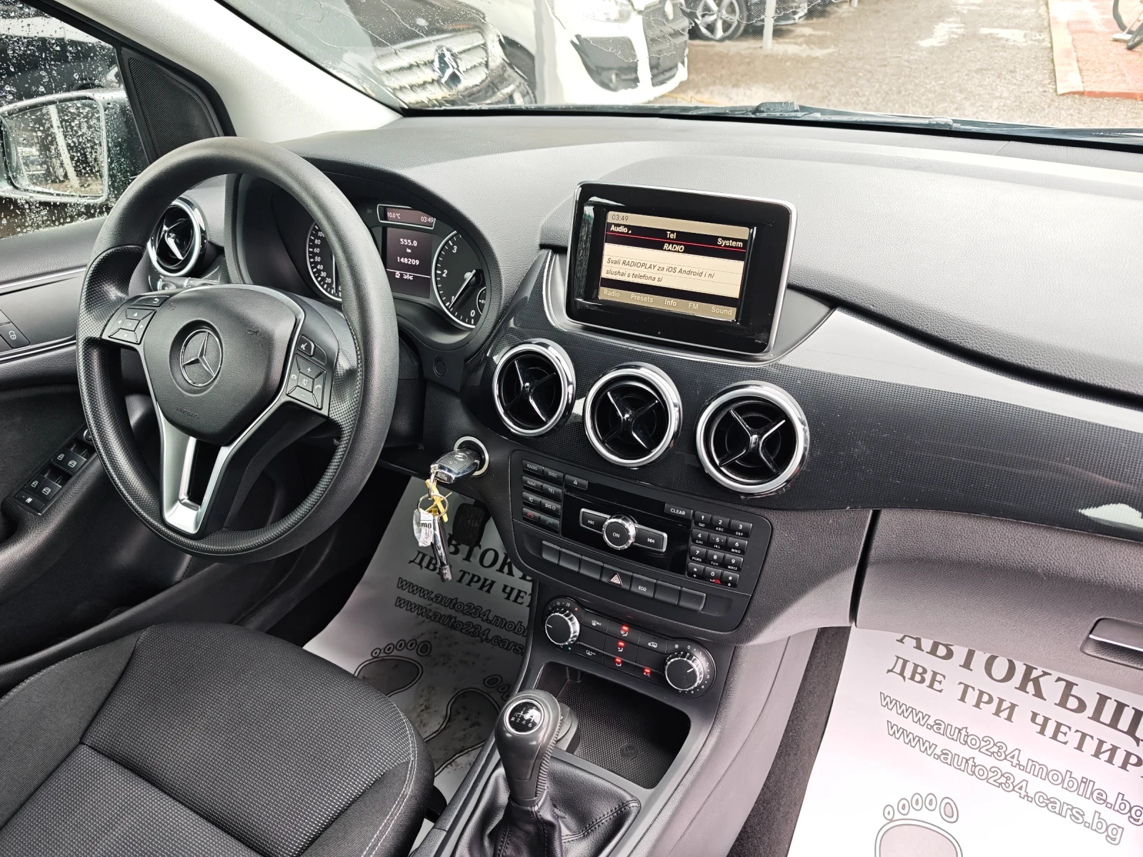 Mercedes-Benz B 180 Реални 148х.км. Камера 6 скорости Италия Euro5B  - изображение 8