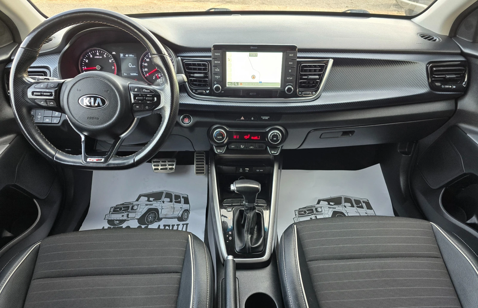 Kia Rio 120кс* GT-LINE* 56000км* AUTOMATIC, снимка 13 - Автомобили и джипове - 55236200