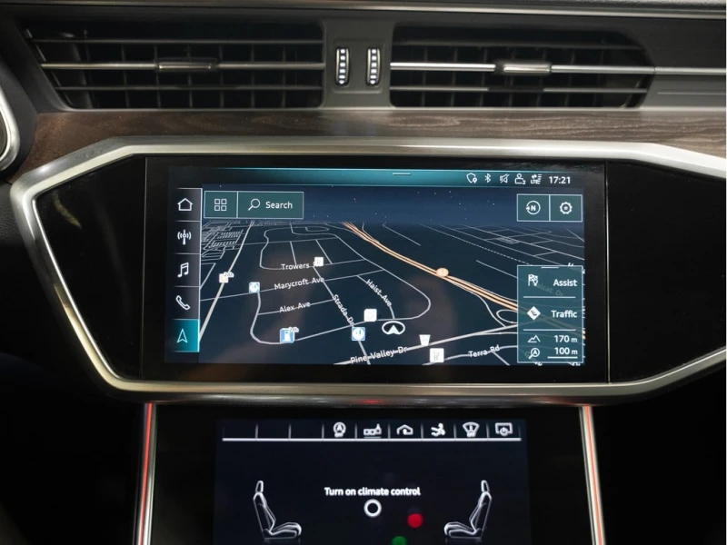 Audi A7 * 55 | S LINE | TECHNIK | B&O | 21 IN * CARFAX * Ц, снимка 16 - Автомобили и джипове - 52801882