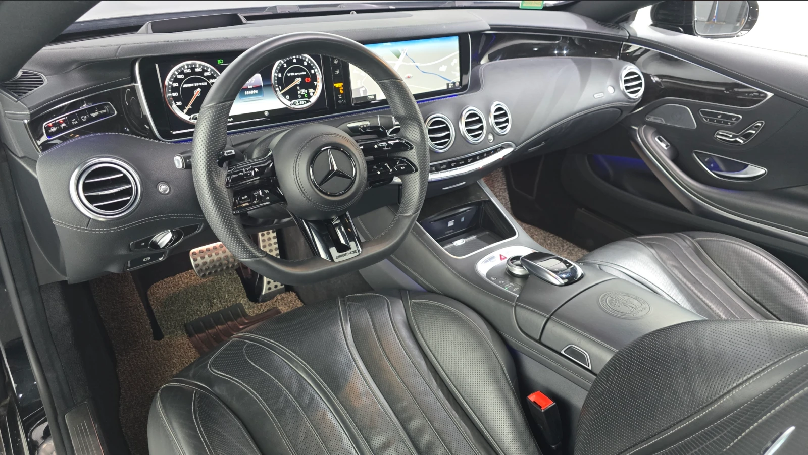 Mercedes-Benz S 63 AMG АВТОКРЕДИТ* ЦЕНА БЕЗ АНАЛОГ* BURMASTER* 360* HEAD-, снимка 5 - Автомобили и джипове - 54865359