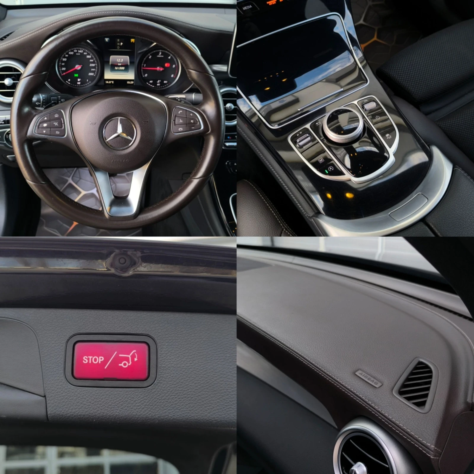 Mercedes-Benz GLC 250 D* AMG-LINE* 9G* 4-MATIC* GERMANY , снимка 14 - Автомобили и джипове - 53989908