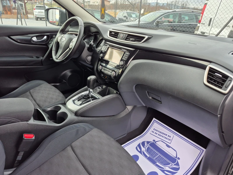 Nissan Qashqai 1.6  DCI       NAVI-AVTOMAT, снимка 12 - Автомобили и джипове - 53595058