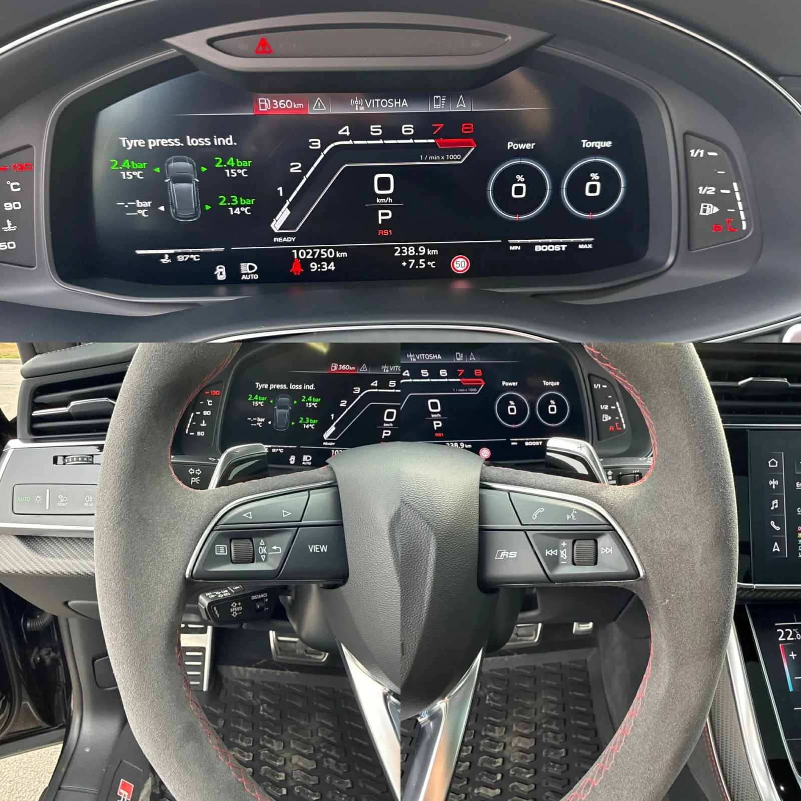 Audi RSQ8 ВСИЧКИ ЕКСТРИ+ ШВЕЙЦАРИЯ+ , снимка 11 - Автомобили и джипове - 53738688