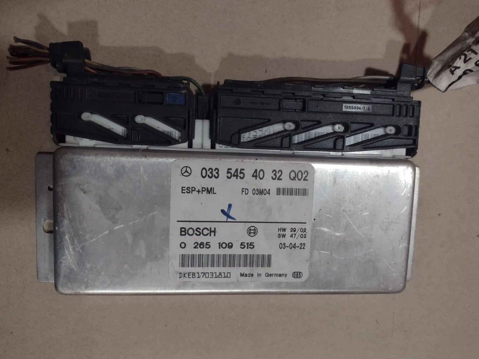 033 545 40 32  0335454032  ��������� ����� ESP  MERCEDES E Class W211 BOSCH 0 265 109 515 | Mobile.bg � ����������� 1