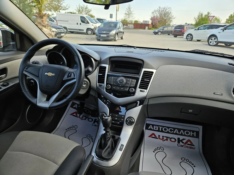 Chevrolet Cruze 1.6i-113кс= КЛИМАТИК= 188.000km= EURO 5A, снимка 13 - Автомобили и джипове - 50073750