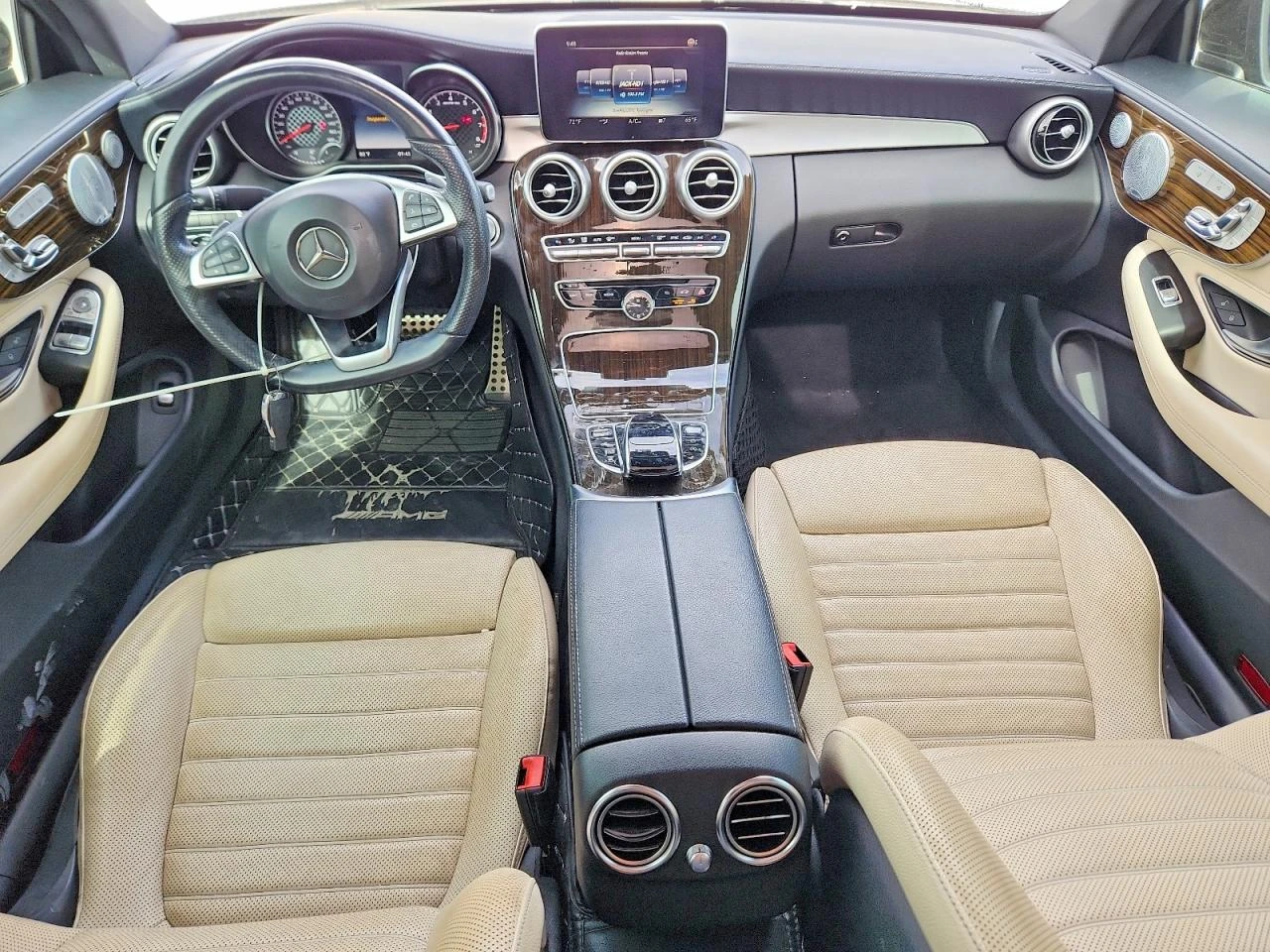 Mercedes-Benz C 43 AMG 4MATIC* BURMESTER* ПОДГРЕВ* КАМЕРА* SUNROOF* , снимка 7 - Автомобили и джипове - 55642340