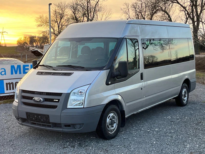 Ford Transit 2.2TDCI Климатик 9места, снимка 1 - Бусове и автобуси - 43673735