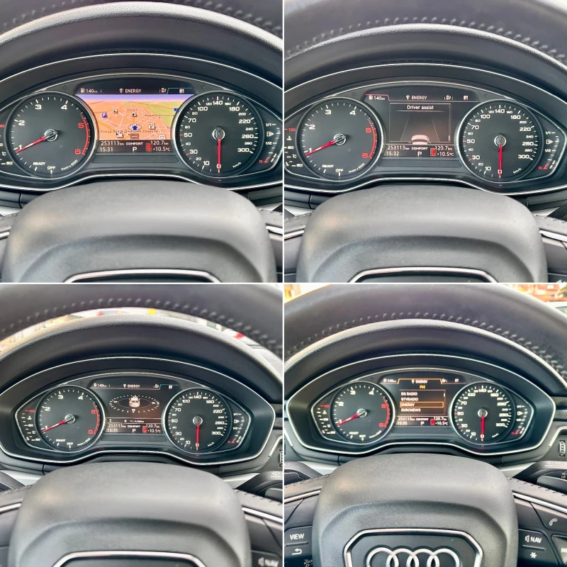 Audi A4 2.0 TDI 190 К.С. АВТОМАТ НАВИГАЦИЯ FULL LED, снимка 14 - Автомобили и джипове - 48371650