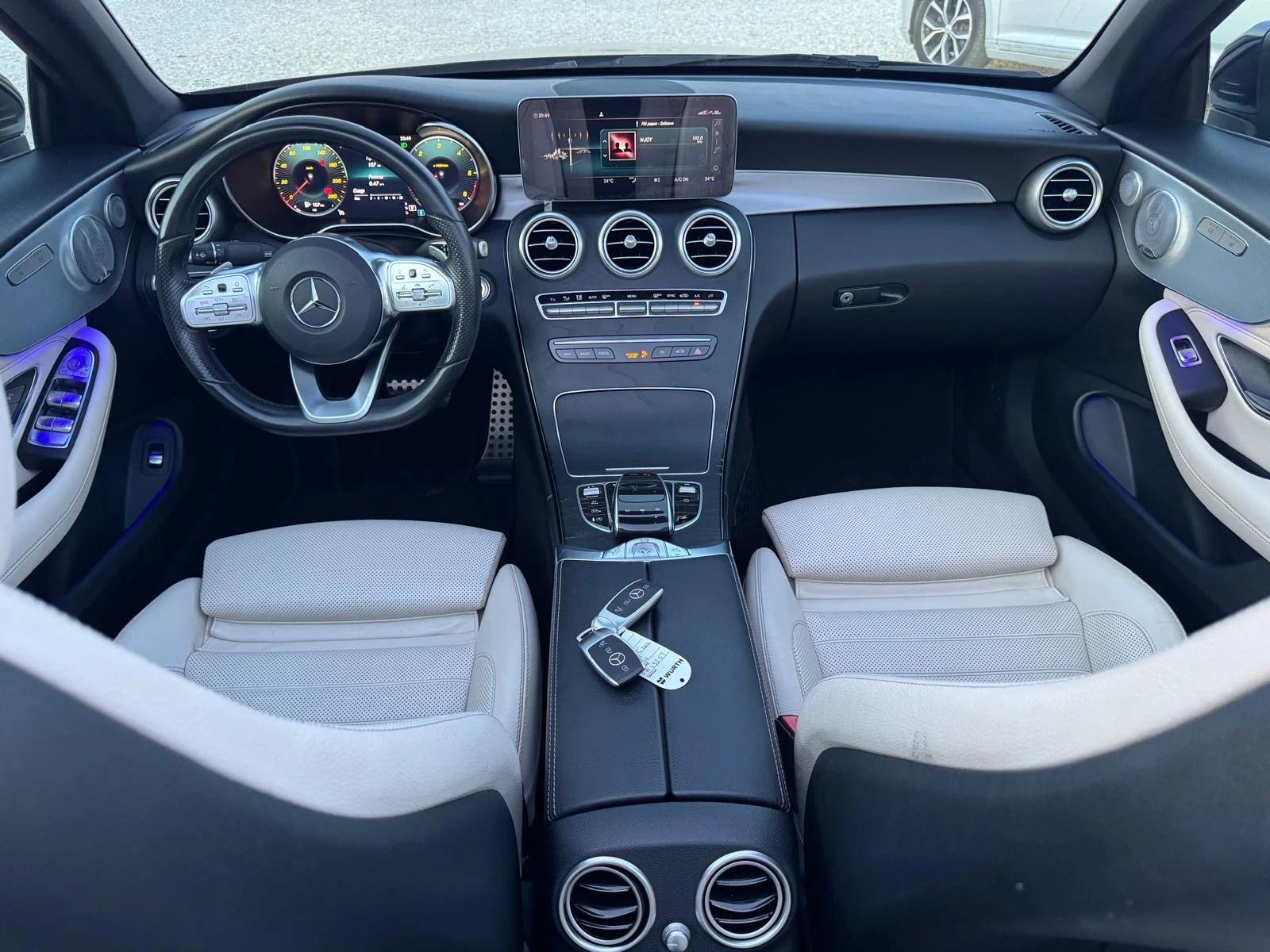 Mercedes-Benz C 220 AMG Cabrio, снимка 9 - Автомобили и джипове - 54743668