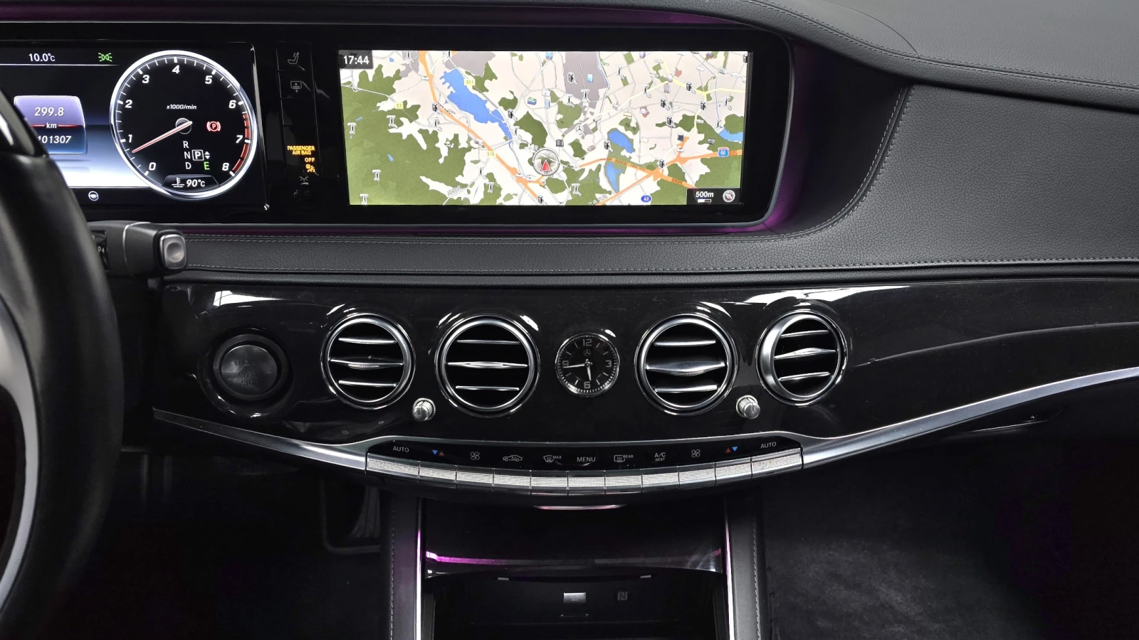 Mercedes-Benz S 500 ЕЛ. БАГАЖНИК* BLIND SPOT* ОБДУХВАНЕ* КРАЙНА ЦЕНА, снимка 14 - Автомобили и джипове - 55435141