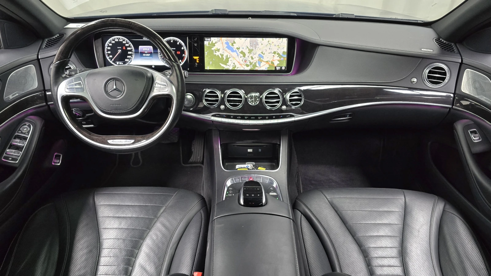 Mercedes-Benz S 500 ЕЛ. БАГАЖНИК* BLIND SPOT* ОБДУХВАНЕ* КРАЙНА ЦЕНА, снимка 7 - Автомобили и джипове - 55435141