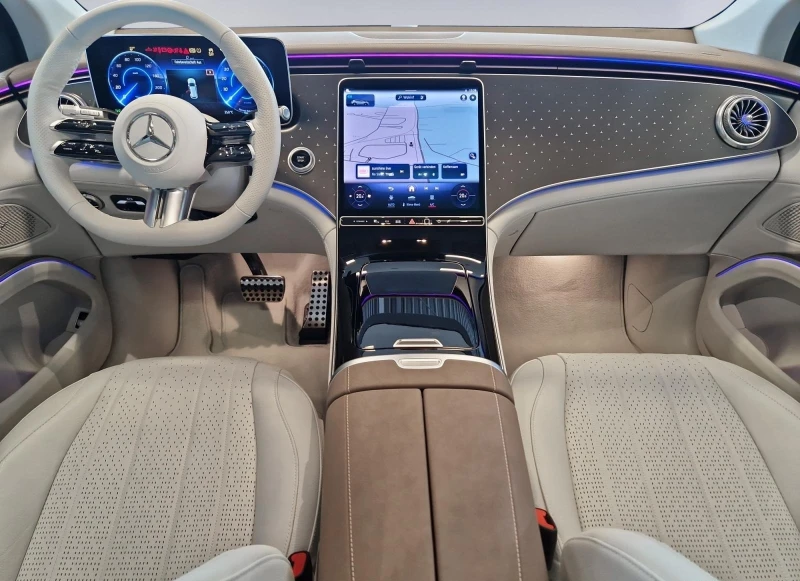 Mercedes-Benz EQS 450 SUV/AMG/4-MATIC/NIGHT/PANO/BURM/360/DISTRONIC, снимка 11 - Автомобили и джипове - 51532937