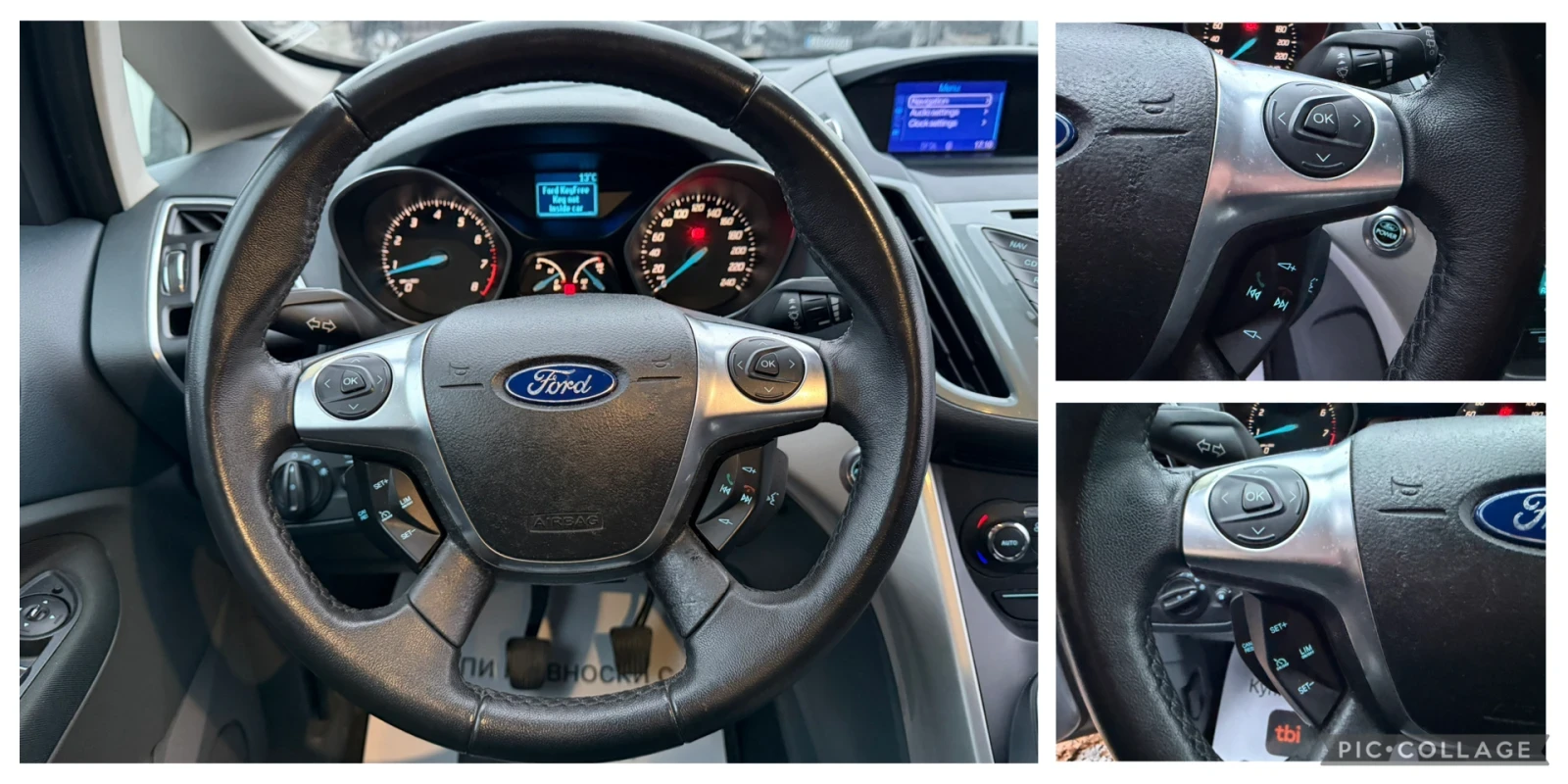 Ford C-max Бензин/Газ Климатроник! Паркинг Асистент! Нави! - изображение 9