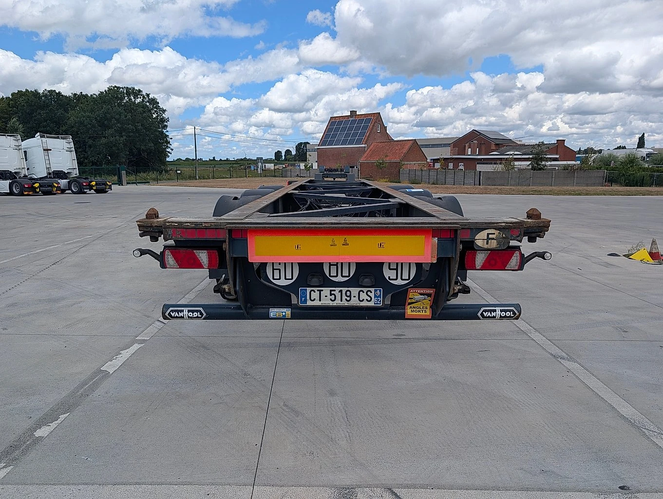 Полуремарке Други Vanhool 40/45' Container Transport, снимка 2 - Ремаркета - 55851203