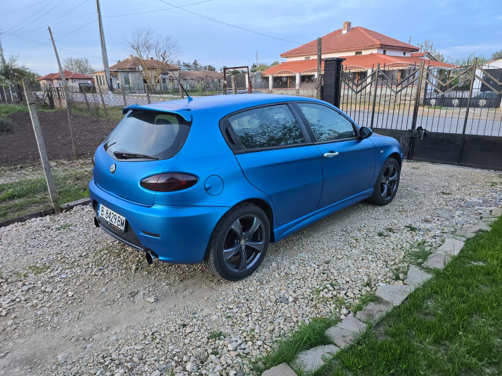 Alfa Romeo 147 Blue Matt Paint, снимка 3 - Автомобили и джипове - 54947094