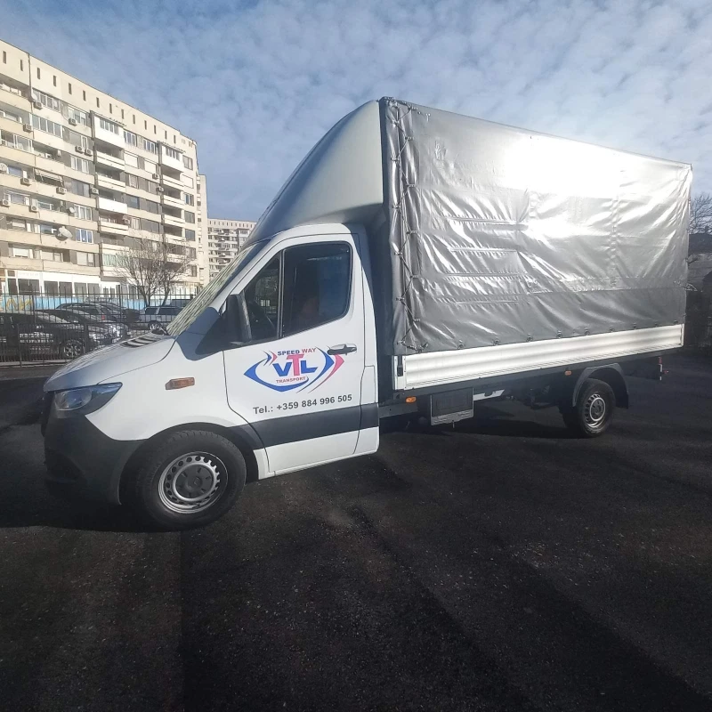 Mercedes-Benz Sprinter 316 -2 БР.Бризентови-щора, снимка 1 - Бусове и автобуси - 47656856