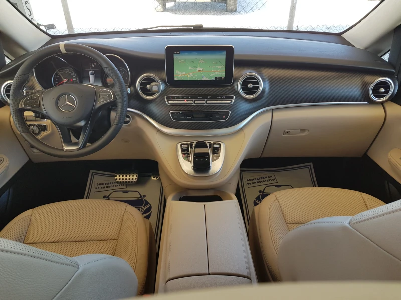 Mercedes-Benz V 250 D 4matic AMG EDITION EXTRA LONG ЛИЗИНГ, снимка 10 - Бусове и автобуси - 51810171