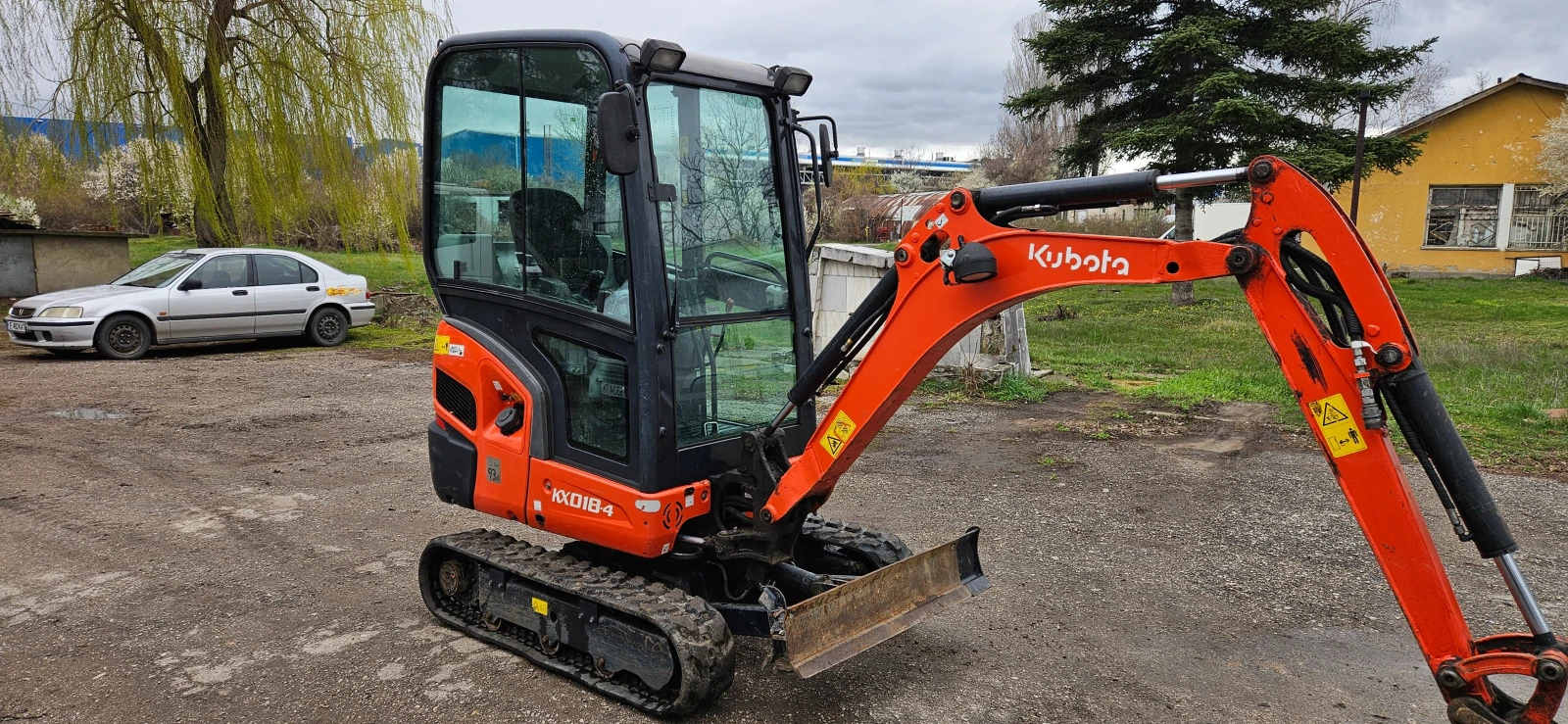 Багер Kubota KX18-4, снимка 4 - Индустриална техника - 54070096