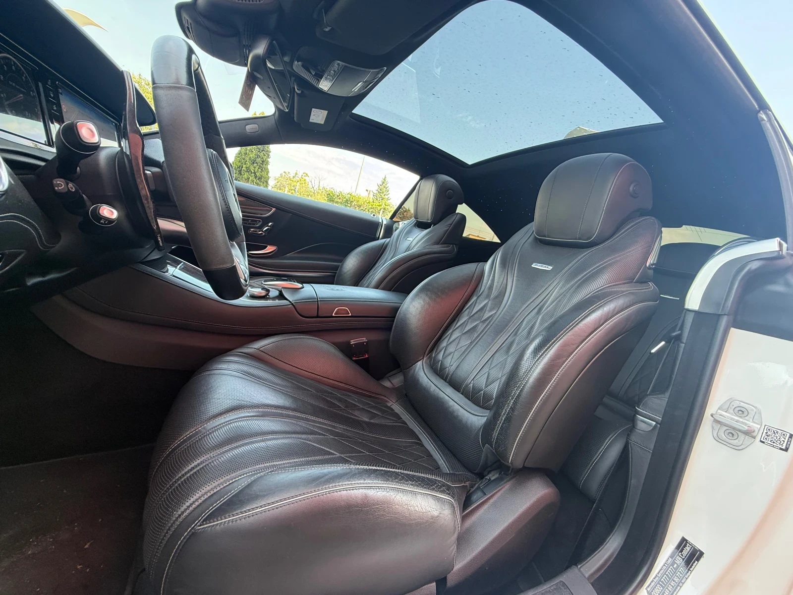 Mercedes-Benz S 63 AMG SWAROVSKI* Светещ* Таван* УНИКАТ* AMG* Coupe - изображение 10