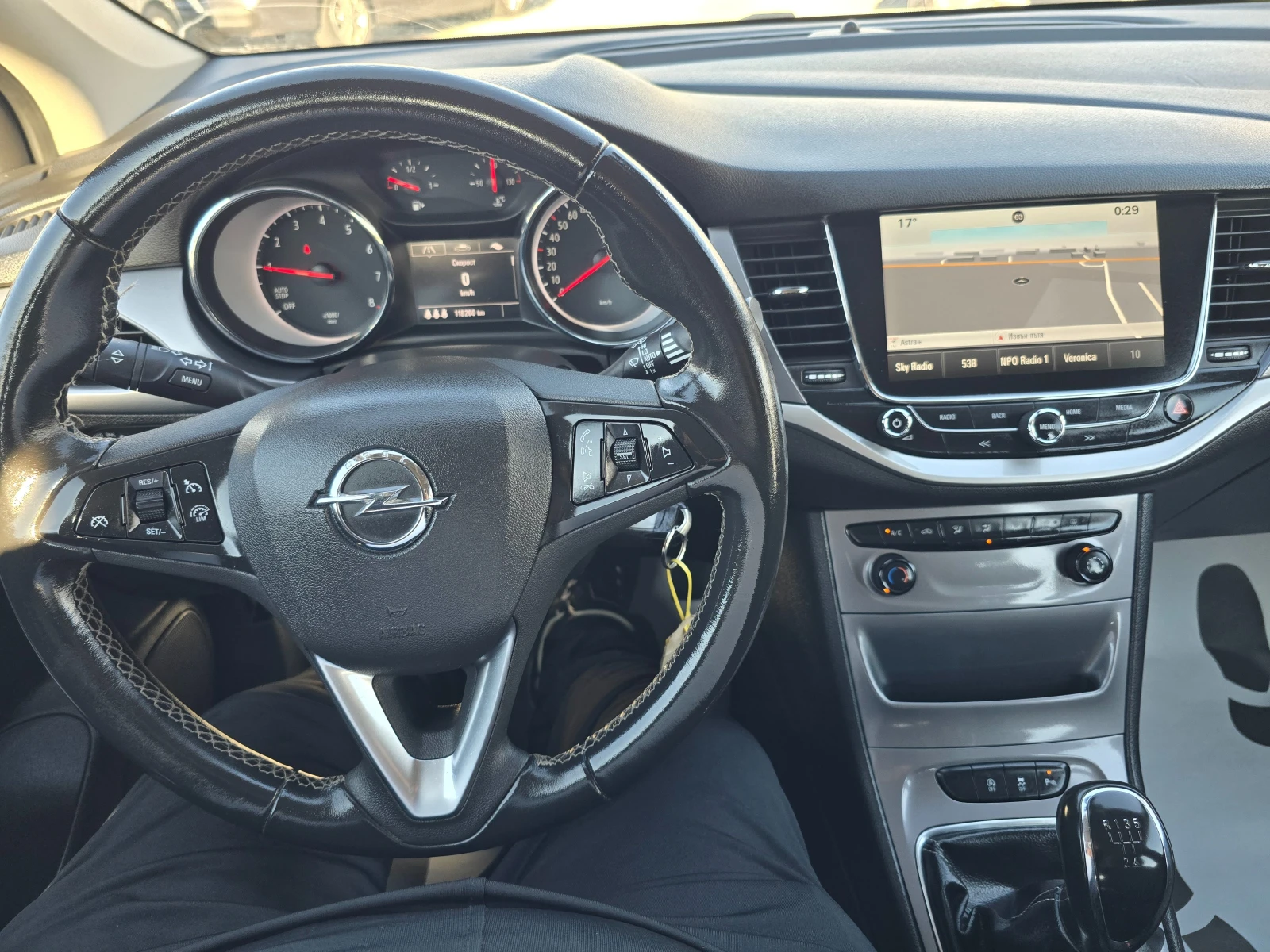 Opel Astra 1.0I-105K.C-NAVI-EURO6B-FACE, снимка 13 - Автомобили и джипове - 56199441
