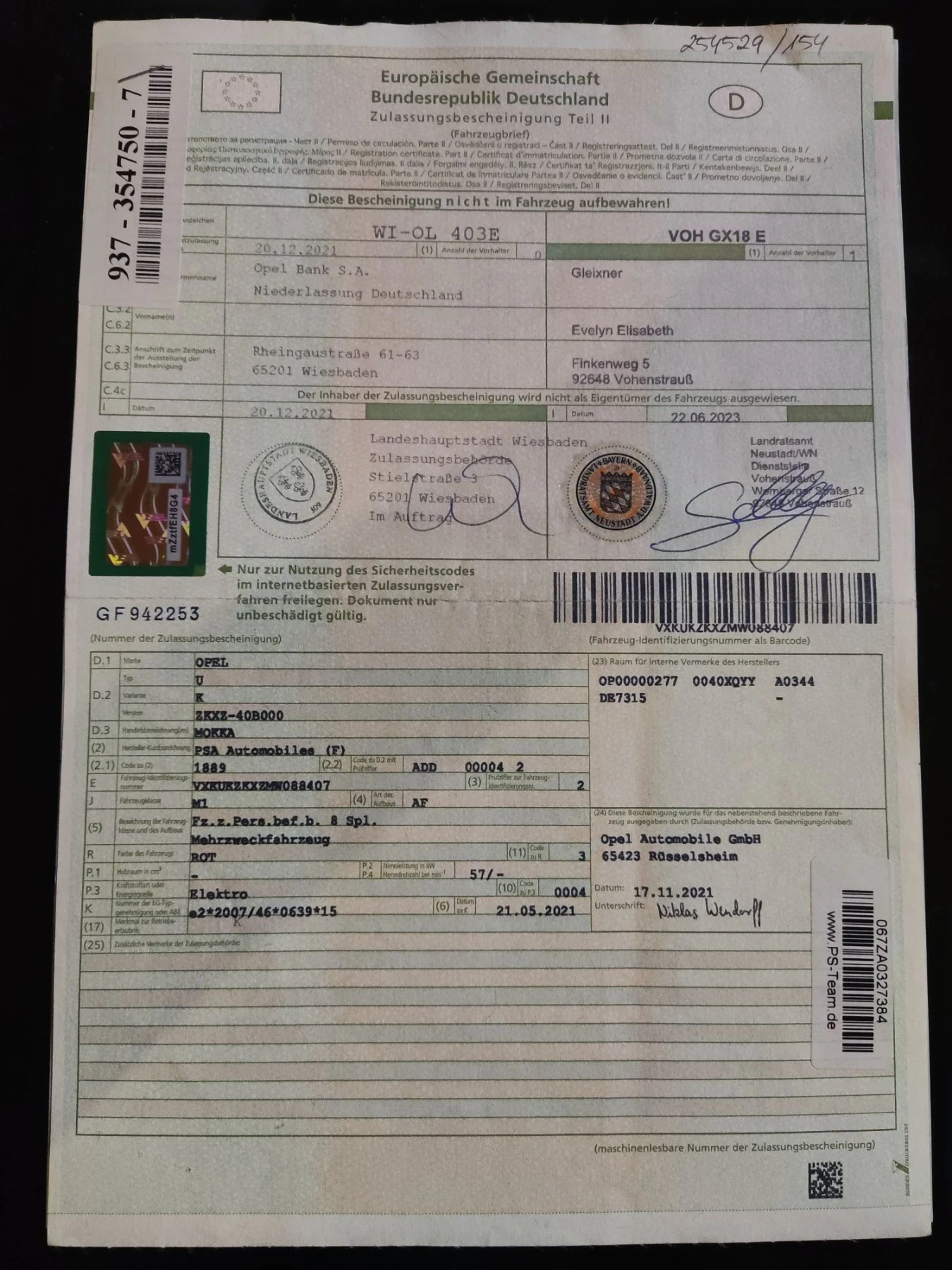 Opel Mokka EV , снимка 14 - Автомобили и джипове - 54598426