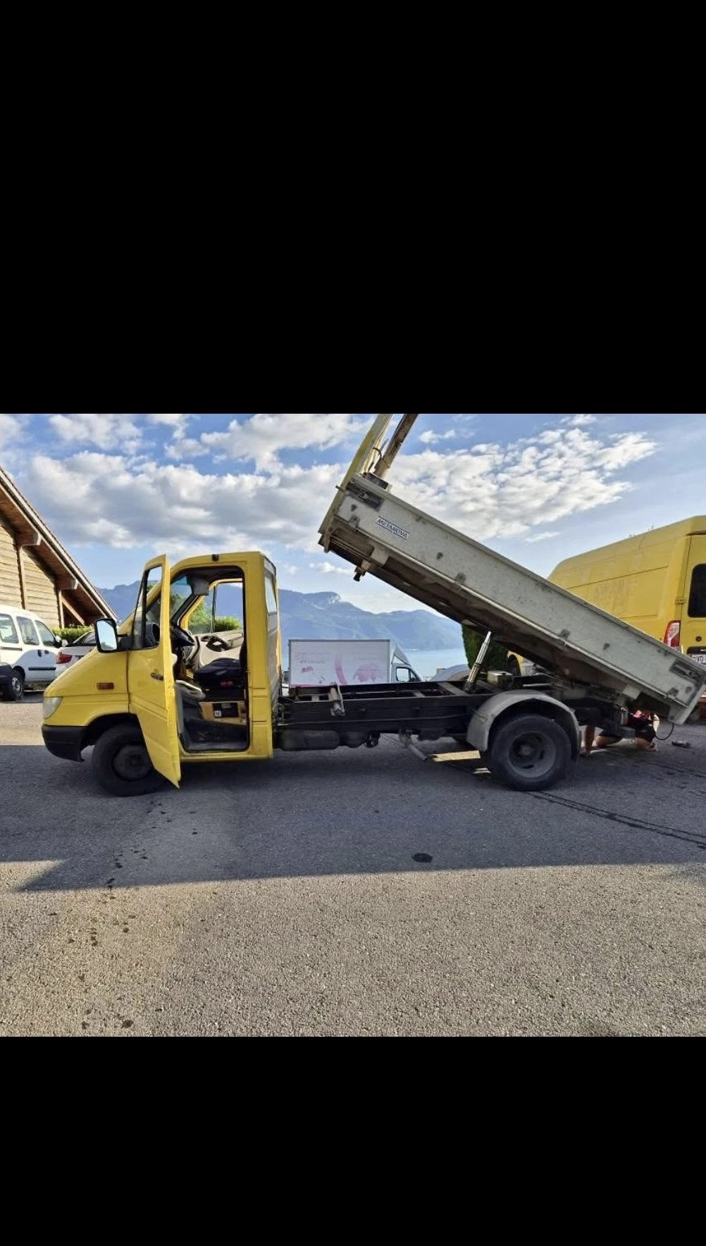 Mercedes-Benz Sprinter 416 Самосвал с кран