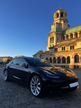 Tesla Model 3 PERFORMANCE/Black/Пълна Гаранция!, снимка 1