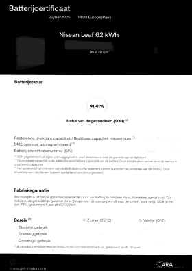 Обява за продажба на Nissan Leaf  62 kWh Tekna Най-високо ниво оборудване  НОВ ВНОС ~33 000 лв. - изображение 1