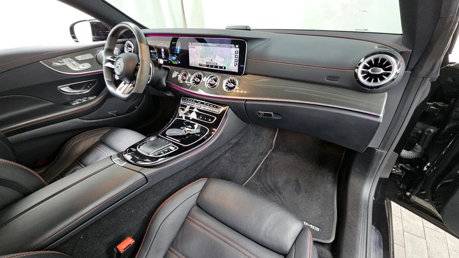 Mercedes-Benz E 53 AMG 4MATIC* КУПЕ* КОЖА* ПОДГРЕВ* ОБДУХВ* BURMASTER* PA, снимка 7 - Автомобили и джипове - 55422891