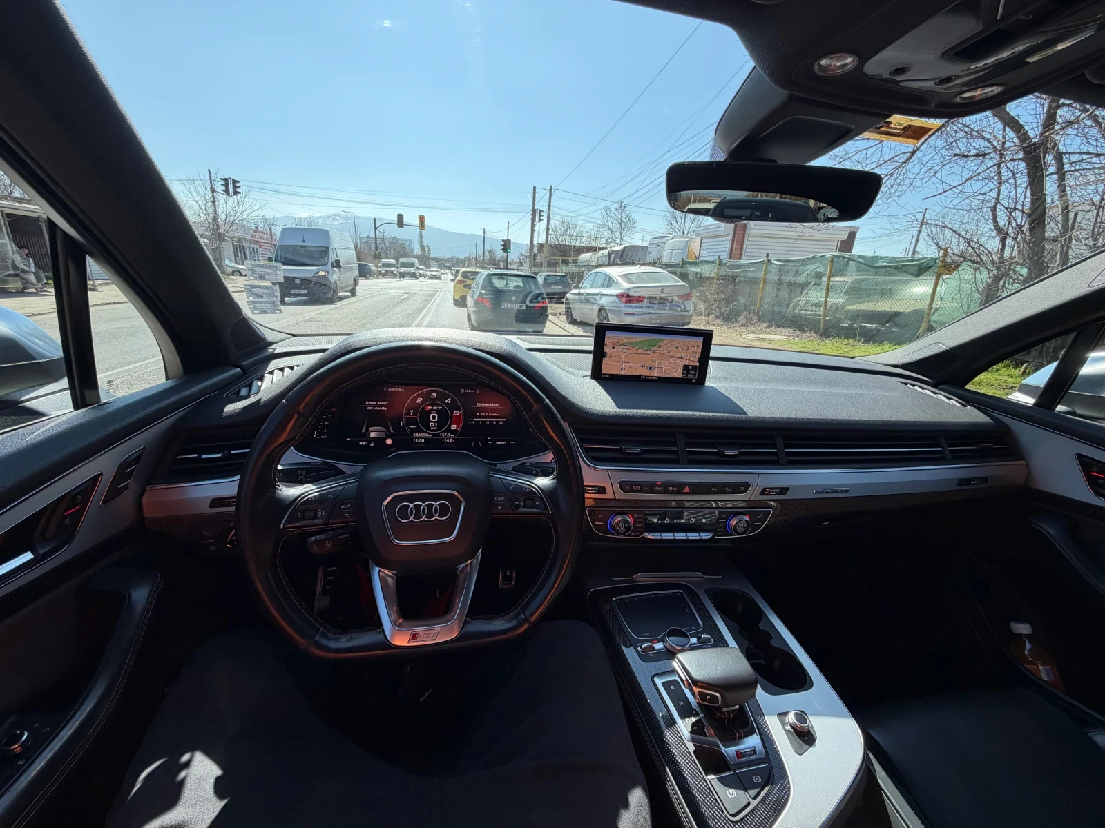 Audi SQ7 ДОБРО СЪСТОЯНИЕ НАПЪЛНО ОБСЛУЖЕН КАСКО БАРТЕР ФУЛЛ, снимка 15 - Автомобили и джипове - 53819113