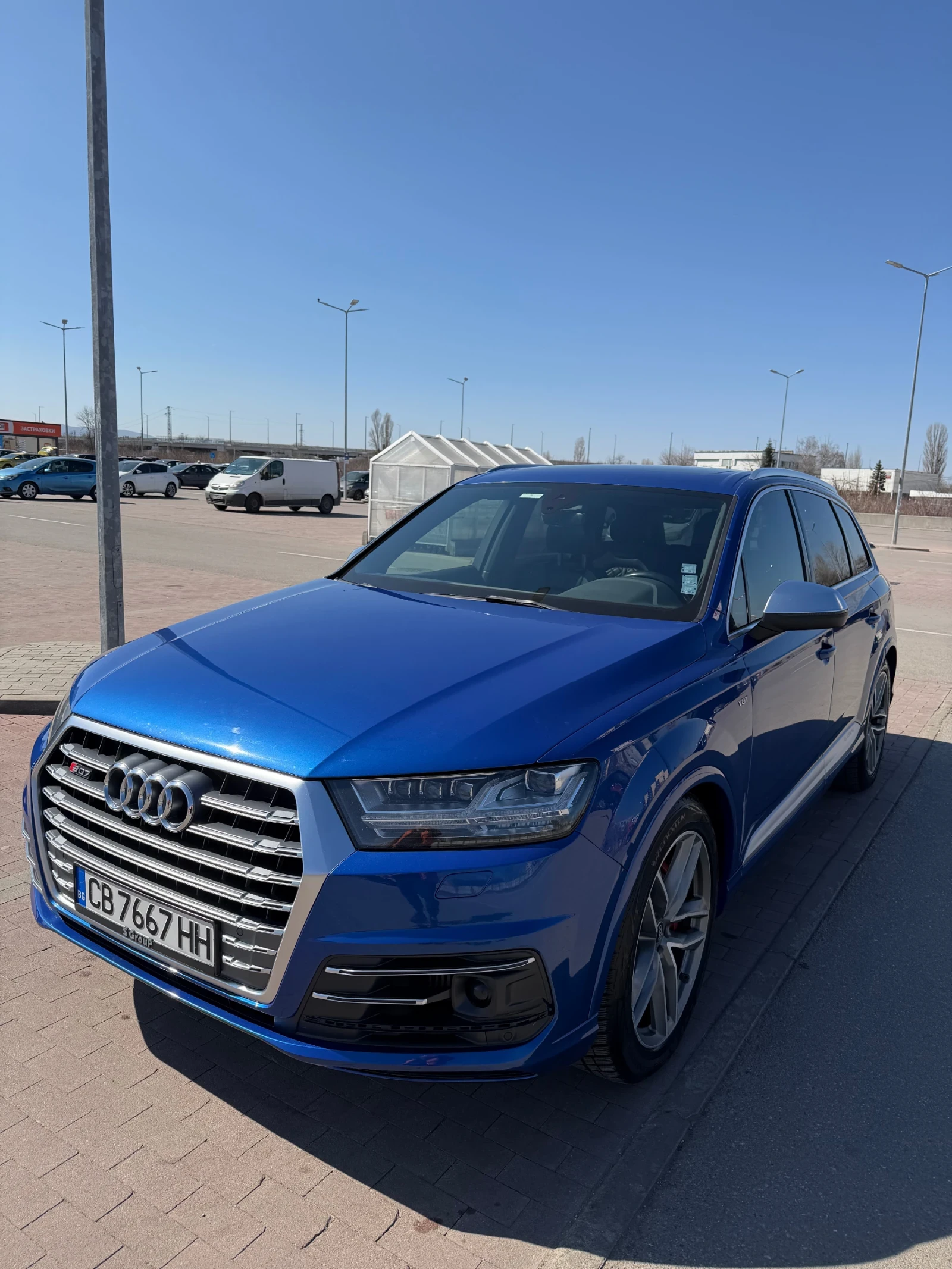 Audi SQ7 ДОБРО СЪСТОЯНИЕ НАПЪЛНО ОБСЛУЖЕН КАСКО БАРТЕР ФУЛЛ, снимка 2 - Автомобили и джипове - 53819113