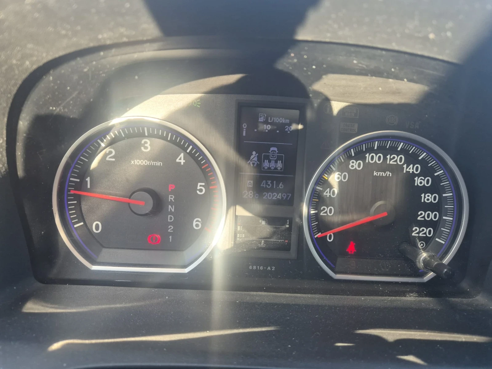 Honda Cr-v 2, 2* 150* AC* PDC* XENON* КОЖА* FACE* AUT, снимка 10 - Автомобили и джипове - 54646340