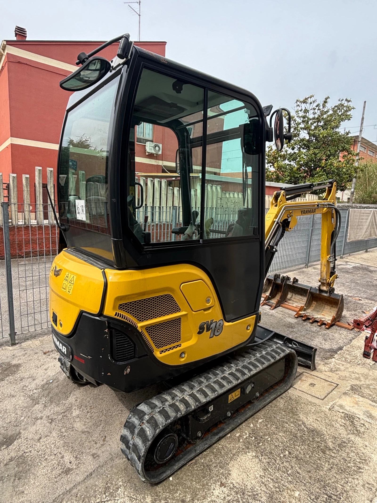 Багер Yanmar SV 18, снимка 4 - Индустриална техника - 54268504