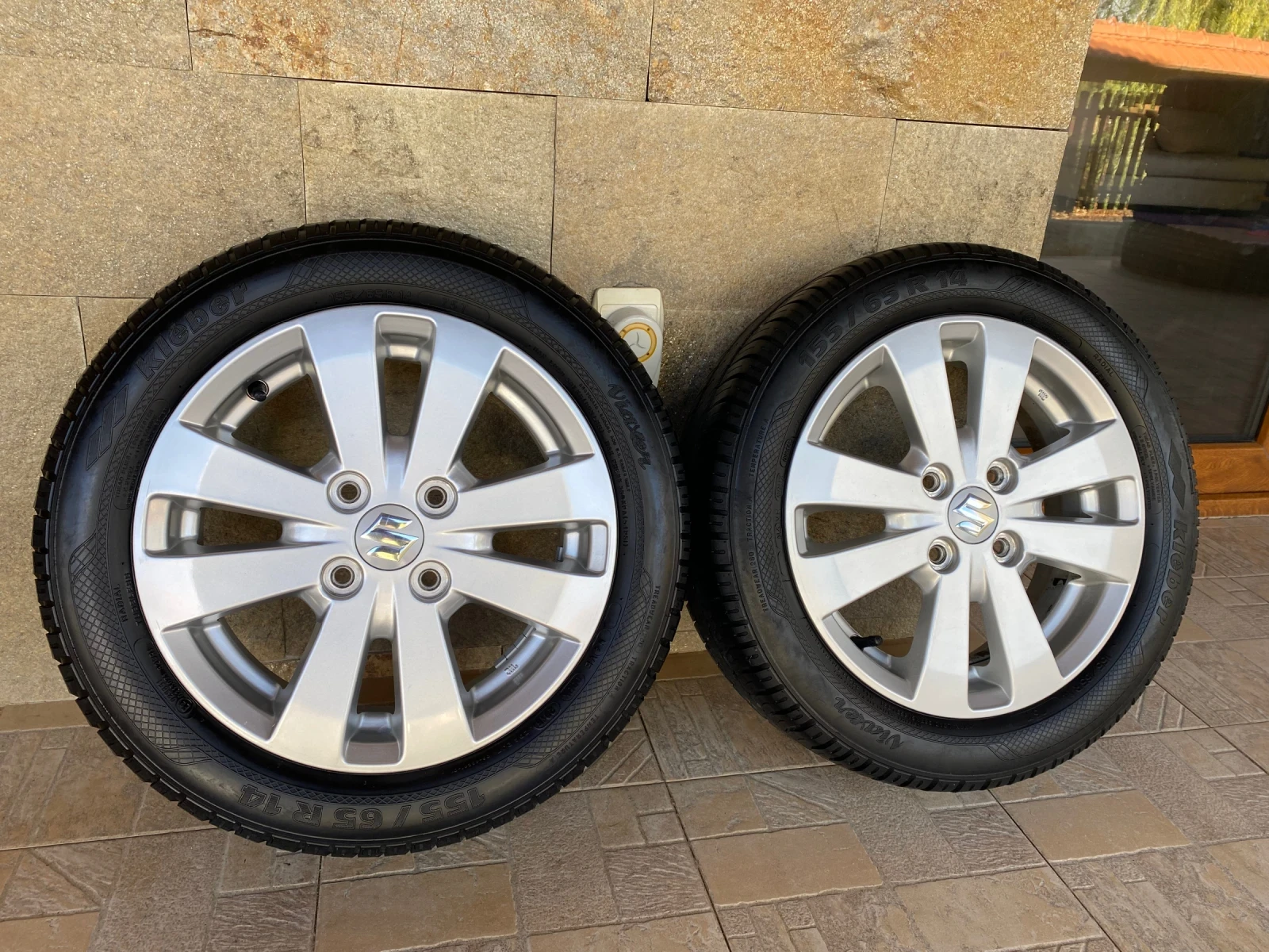 Гуми с джанти Kleber 155/65R14, снимка 4 - Гуми и джанти - 56313432