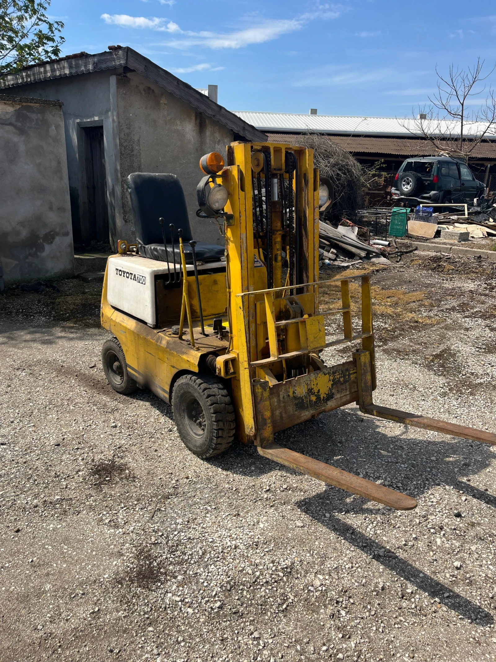 Мотокар Toyota бензин, снимка 4 - Индустриална техника - 54253599